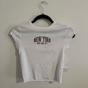 New York Baby Tee (NWT)